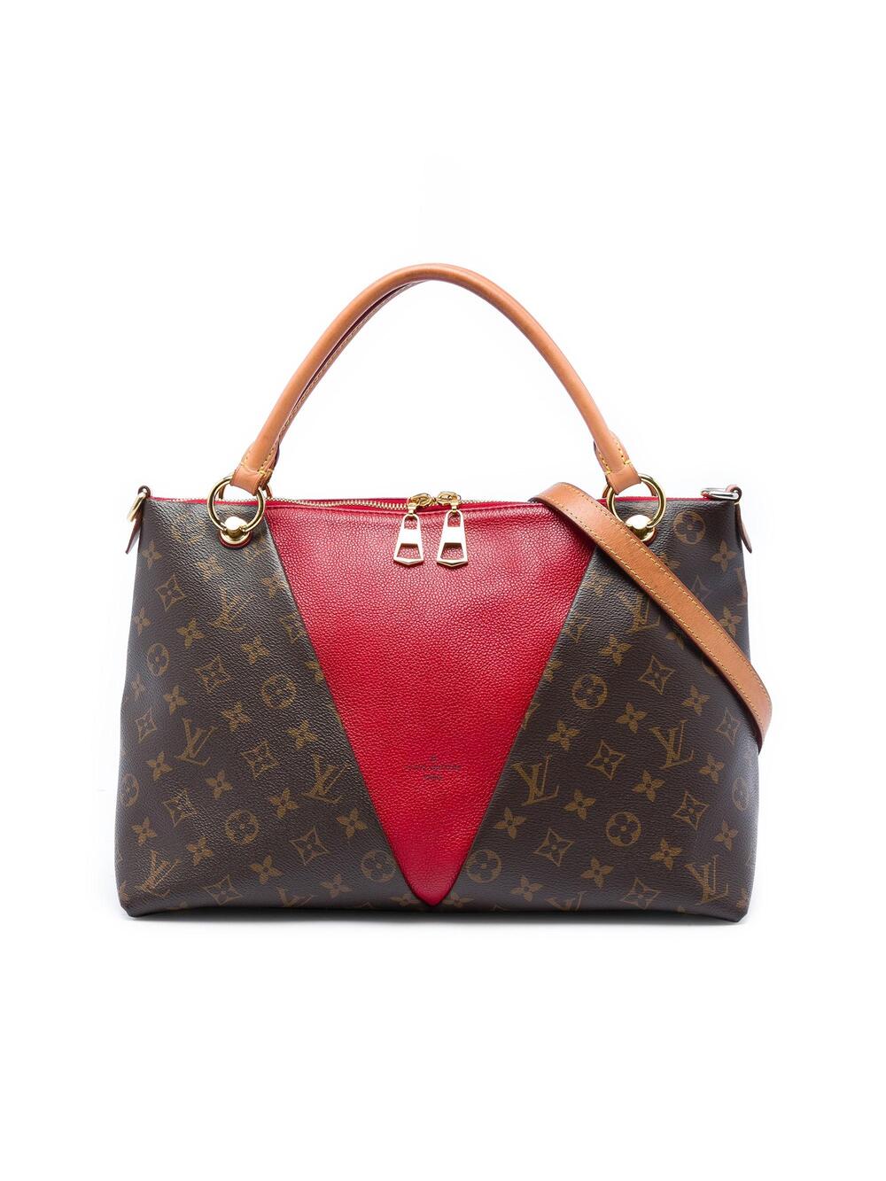 Louis Vuitton V Tote Canvas And Leather #298069L22B